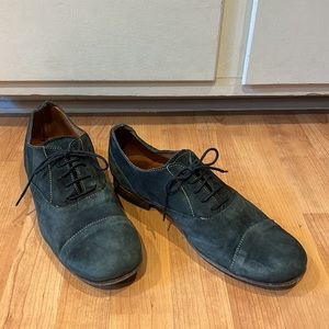 Fiorentini baker blue suede shoes